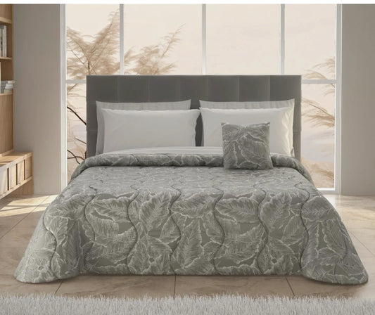 Trapunta Matrimoniale Laura Blasi "Irene" con Cuscino Arredo - Eleganza Made in Italy