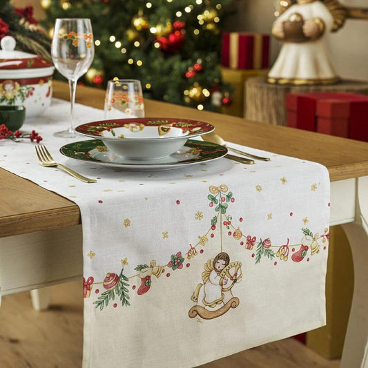 Runner Thun Sorprese di Natale 100% Cotone 45x160