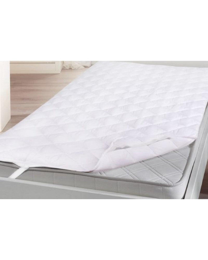 Topper Materasso Matrimoniale 165x200cm in Microfibra | Imbottitua 350gr/m2 Altezza 3cm