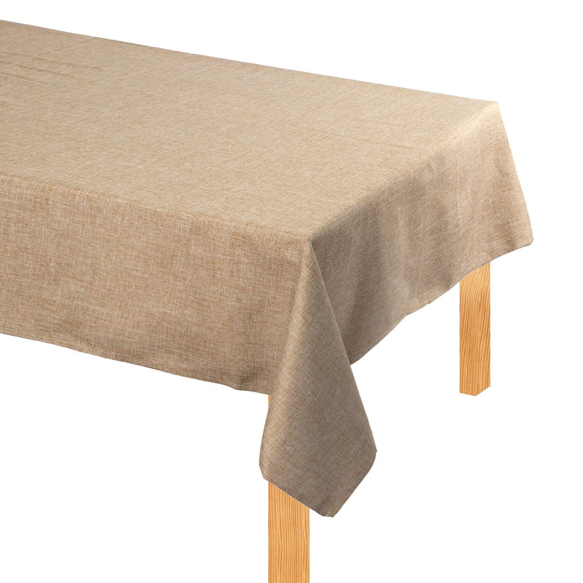 Tovaglia Antimacchia Kiki Effetto Lino 140x320 cm 16 Posti No Stiro