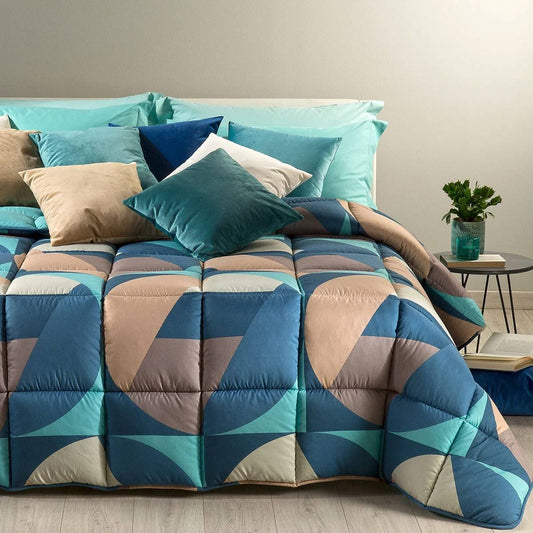 Trapunta Caleffi Colorama Blu - Matrimoniale 260x265