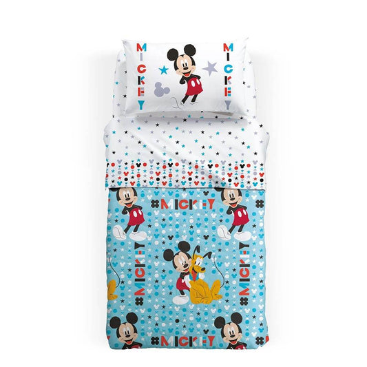 Trapunta Invernale Singola Topolino Caleffi Mickey Mouse 100% Cotone - Disney